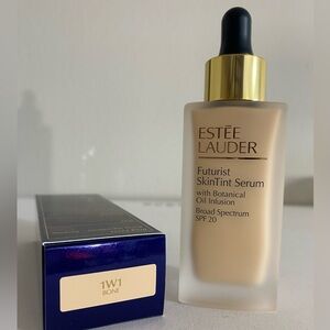 Estee Lauder Futurist SkinTint Serum With Botanical Oil Infusion, 1W1 Bone, New